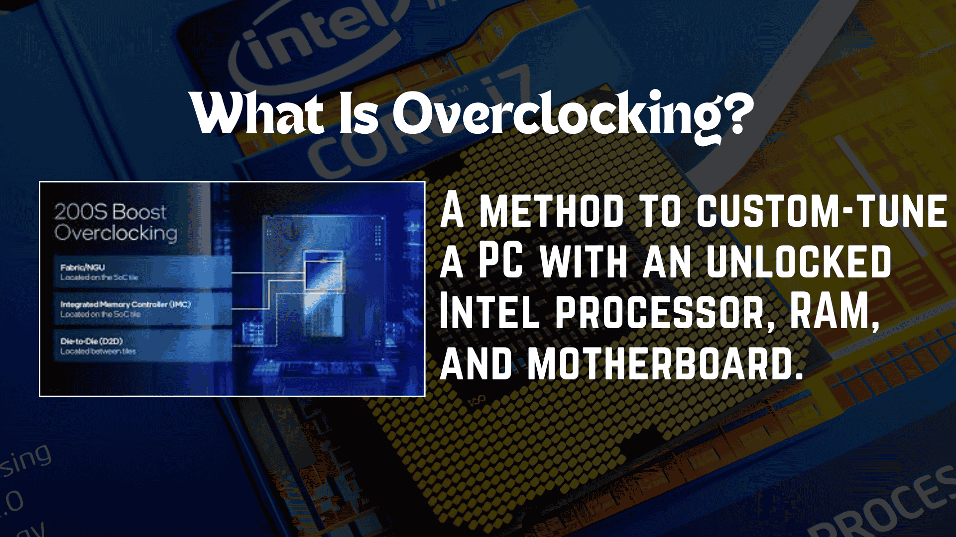 intel overclocking tool